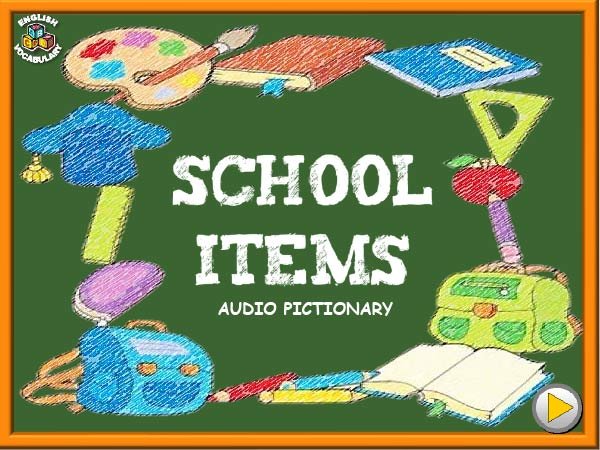 school-items-pictionary