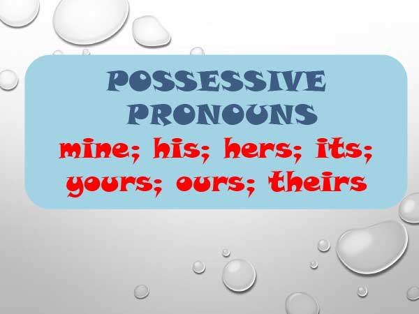possessive-pronouns-fun