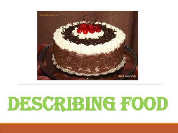 adjectives-describing-food