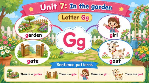 E1- (Unit 7) In the garden cover