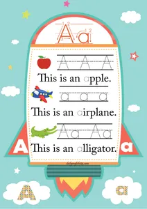 Alphabet Rocket (26 pages)